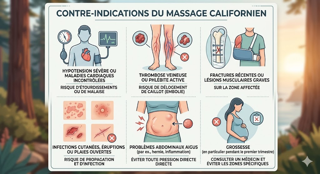 Contre-indications - Www.massagecalifornien.fr